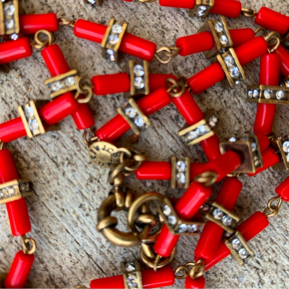 J. Crew Beads and Sparkle Necklace - Picture 2 of 2